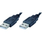 Erard - Cordon USB 2.0 A mâle / USB 2.0 mâle - noir - 3m