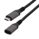 Erard - Cordon USB 3.2 GEN 2 - CM/ CF - 5A - 100W - Fonction E-Mark- noir - 1 m