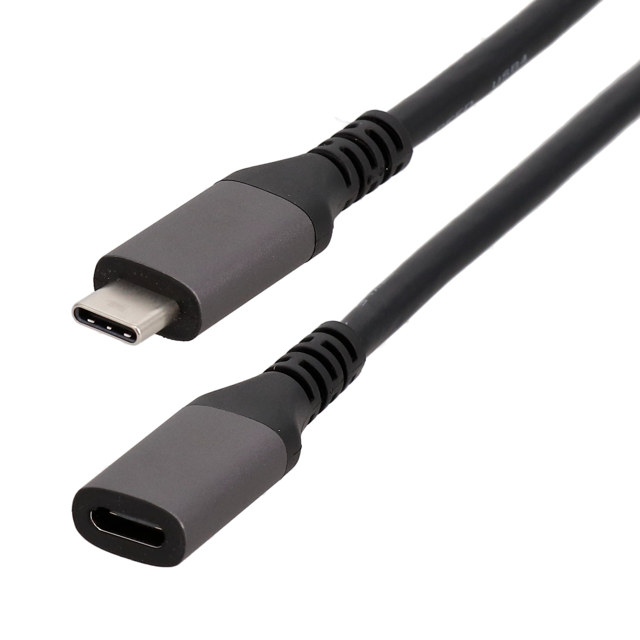 Erard - Cordon USB 3.2 GEN 2 - CM/ CF - 5A - 100W - Fonction E-Mark- noir - 2 m