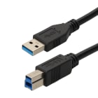 Erard - Cordon USB 3.2 gen 1 - A M / B M - noir - 0m20
