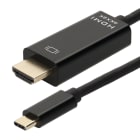 Erard - Cordon-Convertisseur USB C M / HDMI A M - UHD 4K 60ips - HDR 4:4:4 - OR- 2m