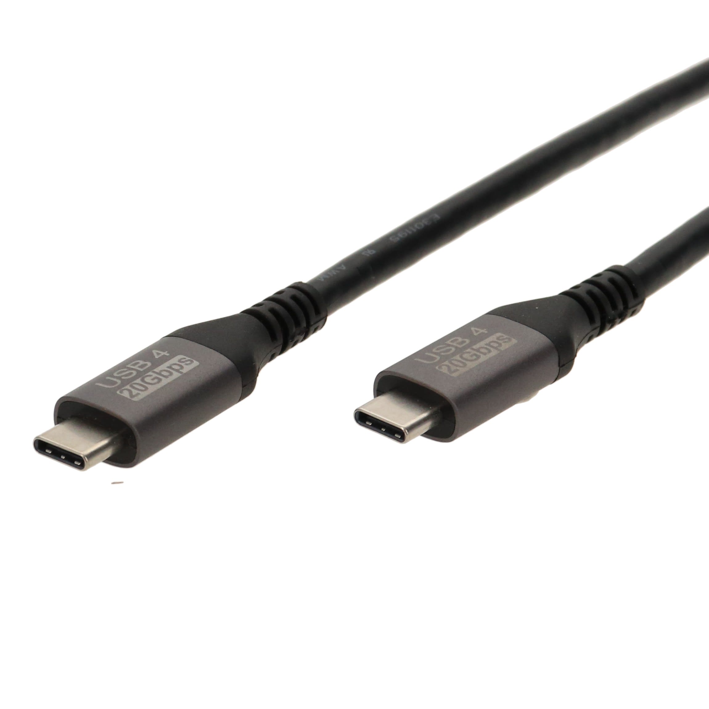 Erard - Cordon USB4 -C M/M - 20 Gbps - 5A - PD100W -noir -2m