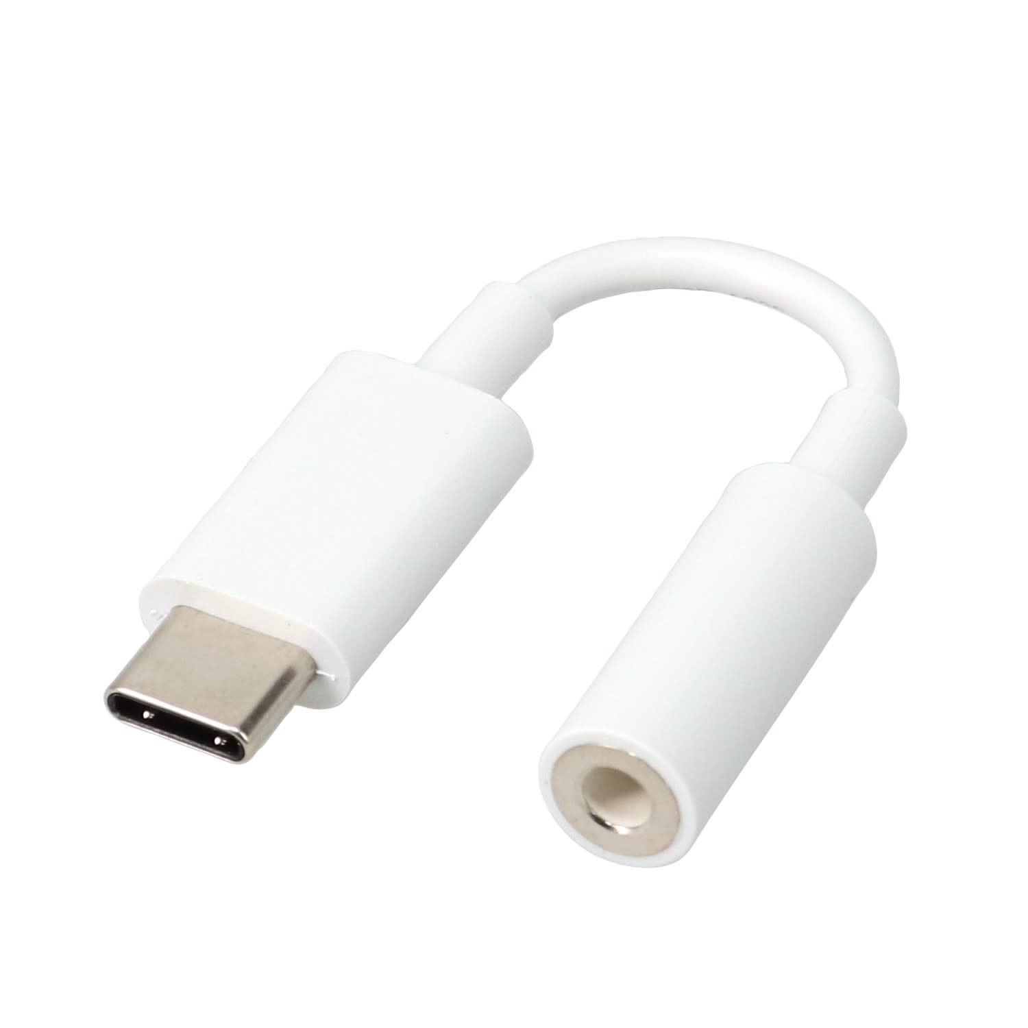 Erard - Adaptateur USB C M vers Jack 3.5MM F - blanc - prises alu - 14cm