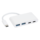 Erard - Convertisseur USB 3.2 gen 1 - C M vers HDMI F + USB C F + 2 USB A F - 15cm