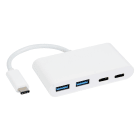 Erard - Convertisseur USB 3.2 gen 1 - C M vers HDMI F + USB C F + 2 USB A F - 15cm