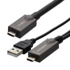 Erard - Cordon AOC - USB C M/M - data + vidéo - 8K/60ips - prises métal - OR - 15 m