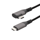 Erard - Cordon USB 3.2 gen 2 - C M droit /M coudé - 5A - noir - 1m