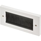 Erard - Façade passe-câbles - 2 brosses horizontales - 160x80x10mm