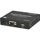 Erard - Extendeur VGA + audio + fonction KVM sur IP - by-pass - 1920x1200p - 120 m