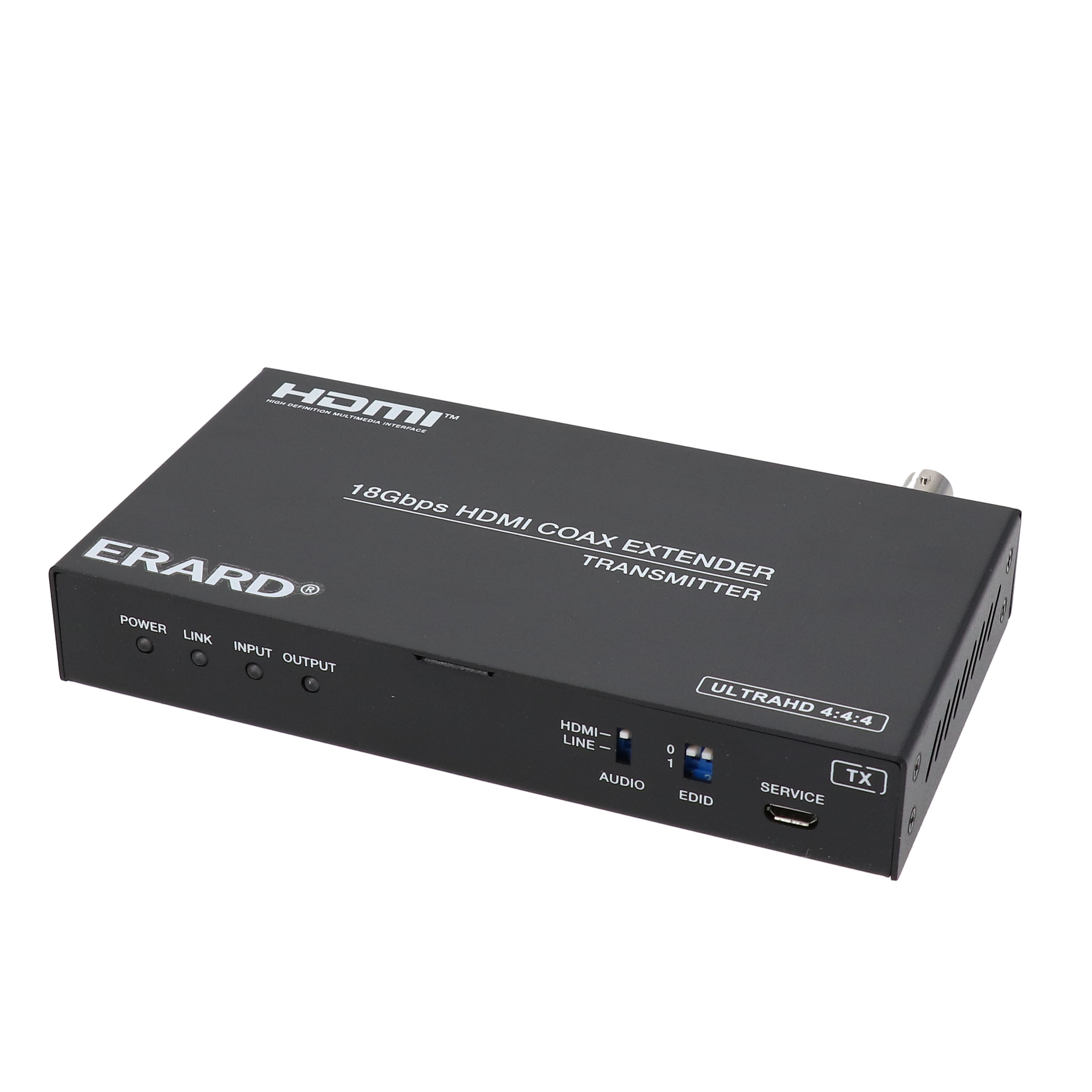 Erard - Extendeur HDMI 4K via coax - Distance max de transmission du signal : 100m