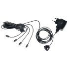 Erard - Répéteur de télécommandes - 4 appareils - fréquence IR ultra-large : 30 à 60 Hz