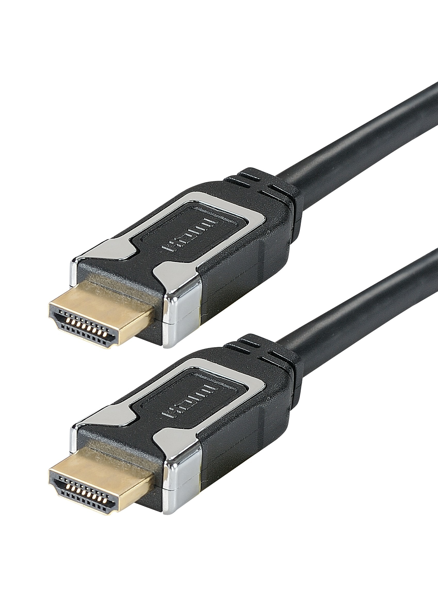 Erard - Cordon HDMI A M/M - IMMUNITY - 4K/60ips HDR 4:4:4 - gaine striée - OR - 7m50