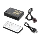 Erard - Sélecteur HDMI 3 vers 1 - ultra HD 4K -18 Gbps - téléco fournie - plug&play