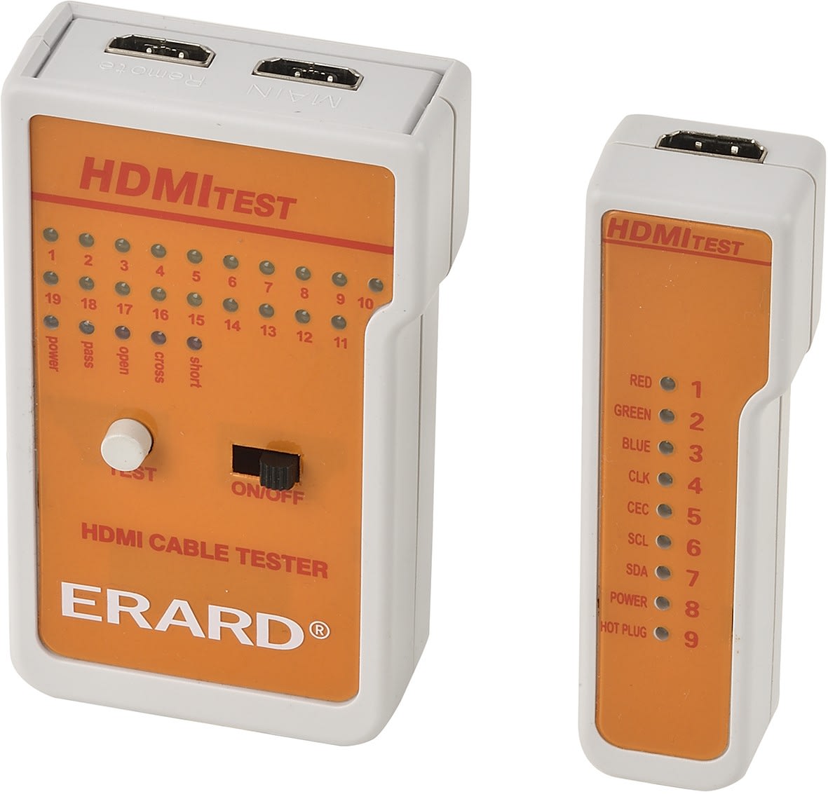 Erard - Testeur pour cordons HDMI - testeur de continuité - affichage LED