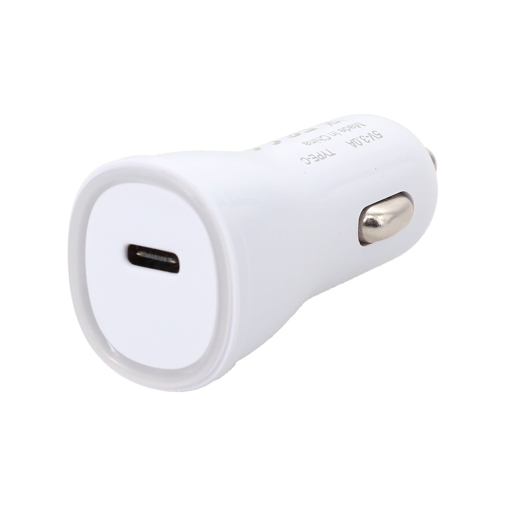 Erard - Chargeur USB C - sur allume-cigare - 15W - Blanc