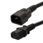 Erard - Cordon d'alimentation - Prise IEC320 C14 M / Prise IEC C13 F - 1m80