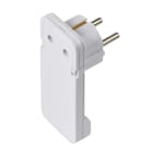 Erard - Prise électrique (2 P+T) M - 16A - ultra plate coudée à 90° - blanche - à monter