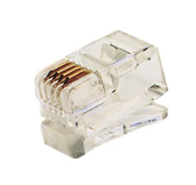 Erard - Kit de 6 connecteurs mâles RJ9 4p/4c - a sertir