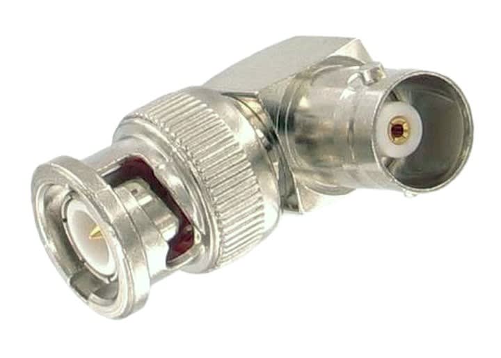 Erard - Raccord coudé BNC Mâle / Femelle - connect nickel