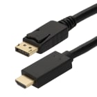 Erard - Cordon convertisseur DisplayPort 1.2 M /HDMI 1.4 M - 4K/60ips - 5m