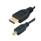 Erard - Cordon HDMI A M / HDMI D (micro) M - 4K/60ips HDR 4:2:0 - OR - 3m