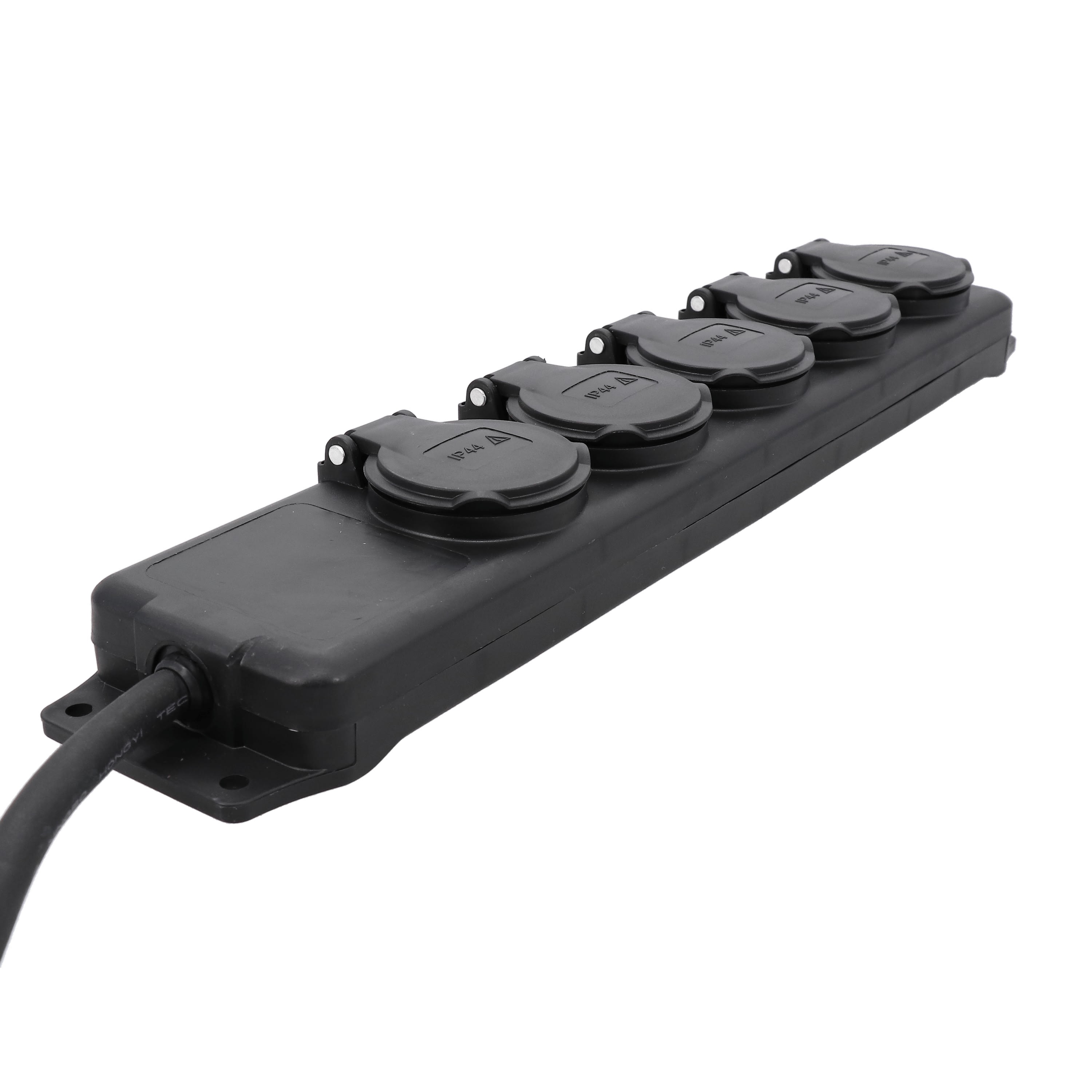 Erard - Bloc multiprises - 5 prises x (2 P + T) - 3 x 1mm² 1m50