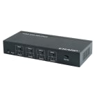 Erard - Matrice VGA 4 vers 4 - 1920x1200p - téléco fournie - boitier métal