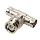 Erard - Adaptateur BNC mâle / 2 x BNC femelle - nickel