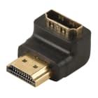 Erard - Adaptateur HDMI A coudé à 90° mâle / femelle - OR