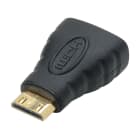 Erard - Adaptateur mini HDMI C mâle / HDMI A femelle - OR