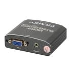 Erard - Convertisseur VGA + audio vers HDMI - 1600x1200p à Full HD 1080p - boitier métal