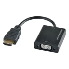 Erard - Convertisseur HDMI M vers VGA F - 0m15 - Full HD 1080p vers 1600x1200p