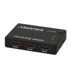 Erard - Sélecteur HDMI 3 vers 1 - Full HD 1080p - 7.2 Gbps - téléco fournie - plug&play