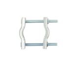 Erard - Collier de haubannage 2 machoires + vis, pour mâts de Ø 25 à 50 mm - Zinc bleu