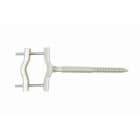 Erard - Collier tirefond Ø 12 longueur 150 mm à 2 machoires - Zinc bleu