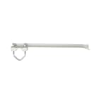 Erard - 1 Paire de pattes à scellement long 400 mm pour mâts Ø 30 à 50 mm - Zinc bleu
