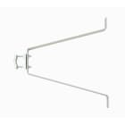 Erard - 1 Paire fixations murales déport 55 cm sans contreplaque - Zinc bleu