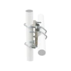 Erard - Fixation universelle pour 2 tubes de Ø 25 à 50 mm - Zinc bleu