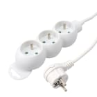 Erard - Bloc multiprises 1m - 3 prises x (2 P + T) - 3 x 1mm² - 16A - 3680W - blanc