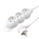 Erard - Bloc multiprises 1m - 3 prises x (2 P + T) - 3 x 1mm² - 16A - 3680W - blanc