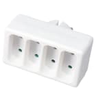 Erard - multiprises quadriplite (2 P) - 6A - 1380W - protection enfants