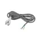 Erard - Cordon élec d'alim 3m - fiche (2 P+T) à 90°/3 fils+cosses -pour fer à repasser
