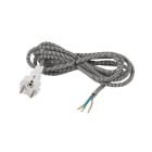 Erard - Cordon élec d'alim 3m - fiche (2 P+T) à 90°/3 fils+cosses -pour fer à repasser