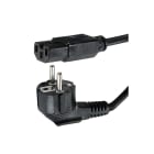 Erard - Cordon élec d'alim 10m - 1 fiche (2 P+T) M / prise IEC C15 F - gaine bakélite