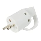 Erard - Prise électrique 230V (2 P+T) M - 16A - anneau - NF - blanche - à monter