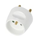 Erard - Adaptateur électrique 230V (2 P+T) M/F - 16A vers 20A - blanc