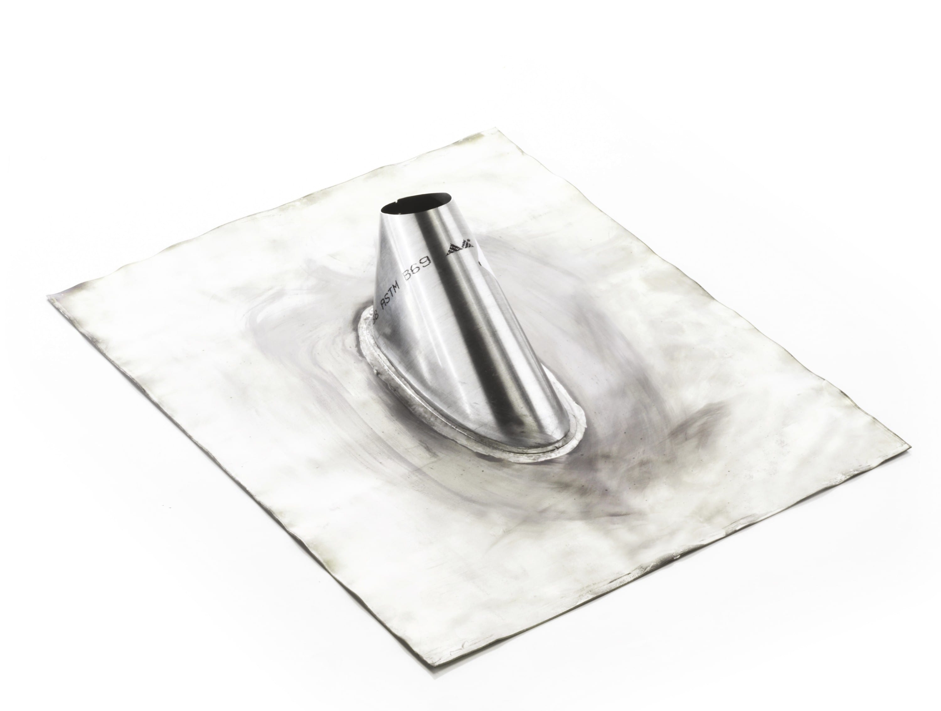 Erard - Tuile en zinc malléable, long. 50 cm, larg. 40 cm pour mâts Ø 25 à 50 mm