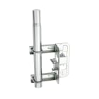 Erard - Fixation cheminée simple, à étrier, pour mâts de Ø 30 à 50 mm - Galvanisée