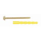 Erard - Fixation pour corps creux Ø 10, tirefond Ø 10 mm, long 140 mm - Galvanisé