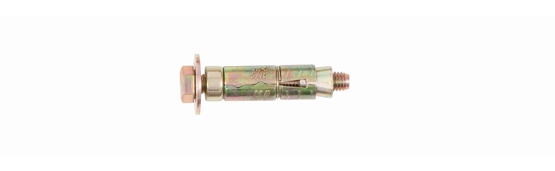 Erard - Cheville fonte + vis M8 x 60, long 53 mm, perçage Ø 15mm.